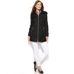 Michael Kors Pea Coat Zip Up Jacket